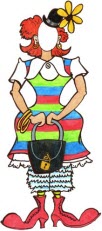female cutout